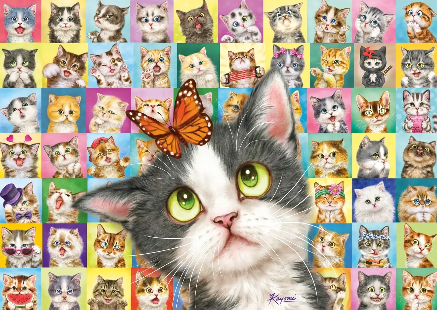 Katzen-Mimik