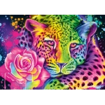 Neon - Regenbogen-Leopard