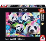 Neon - Blumen-Pandas