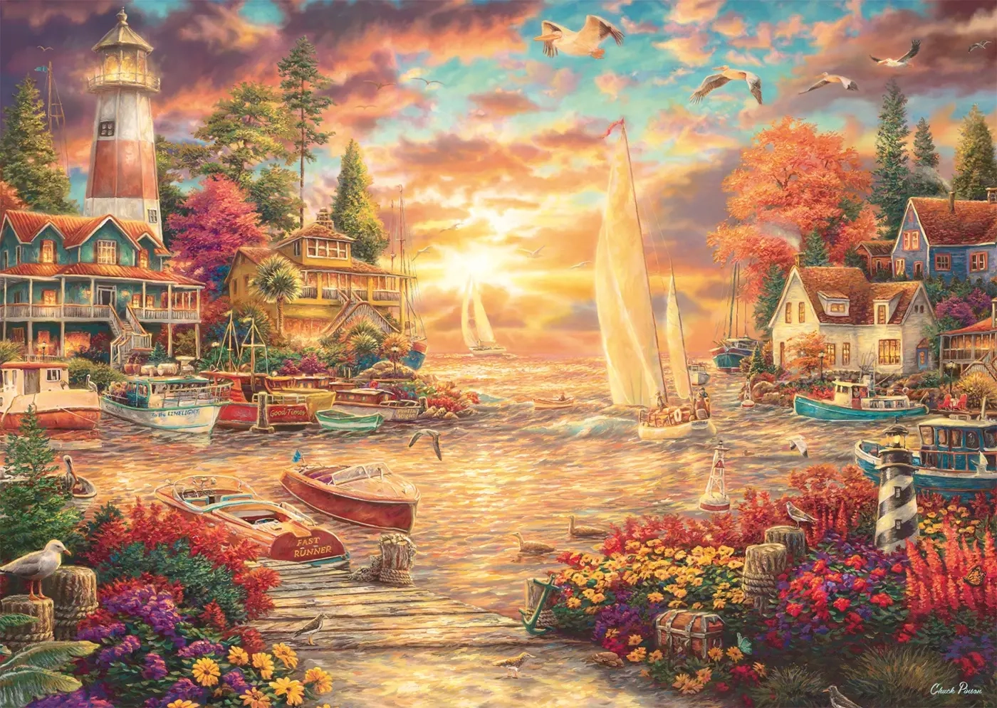 Morgenstille am See - Chuck Pinson