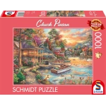 Ufer im Abendgold - Chick Pinson