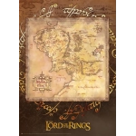 Der Herr der Ringe: Karte von Mittelerde - 1000 Teile Puzzle