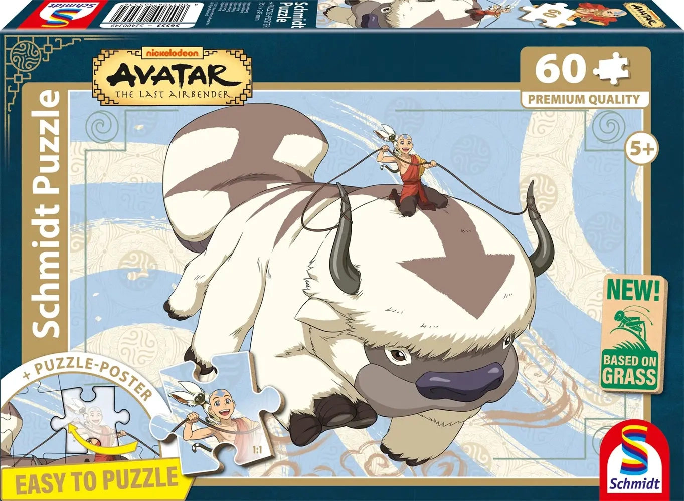 Avatar, Appa und Aang - 60 Teile Puzzle