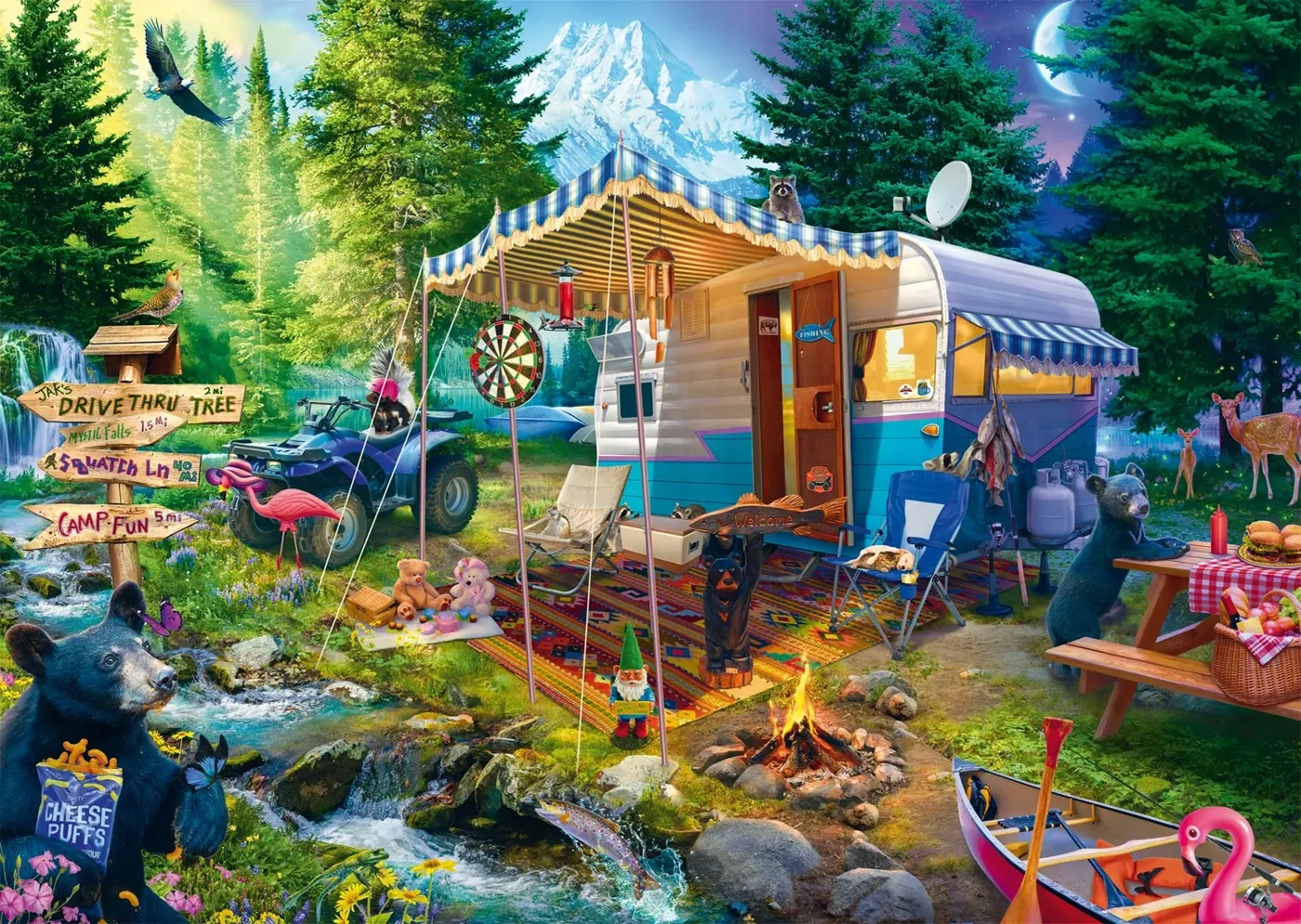 Mit dem Caravan in den Bergen - Jeff Haynie