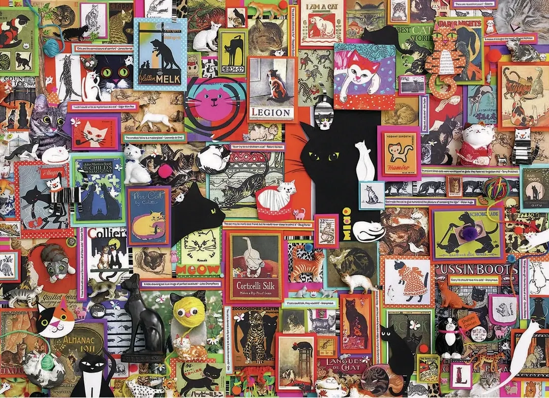 Katzen Collage