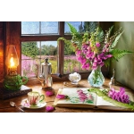Still Life with Violet Snapdragons