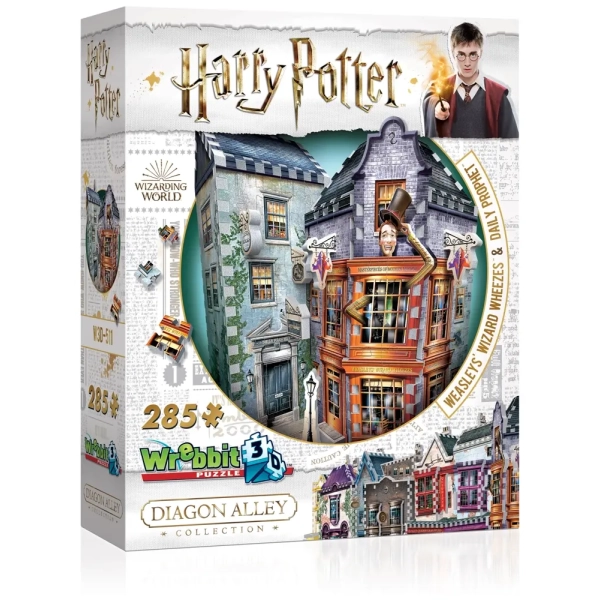 Harry Potter 3D Puzzle DAC Weasleys Zauberhafte Zauberscherze & Der Tagesprophet