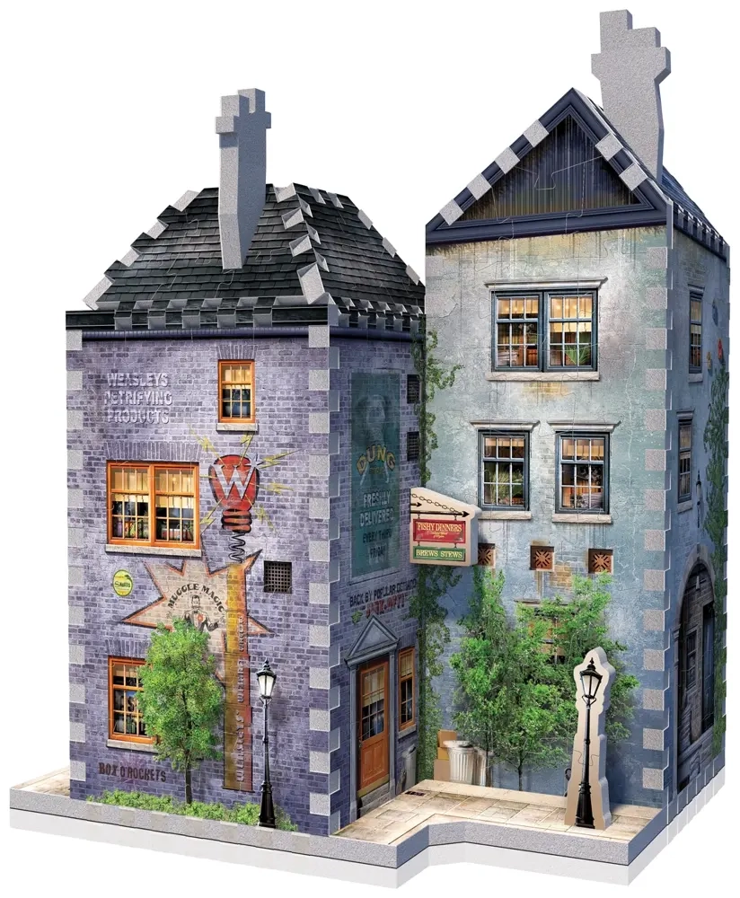 Harry Potter 3D Puzzle DAC Weasleys Zauberhafte Zauberscherze & Der Tagesprophet