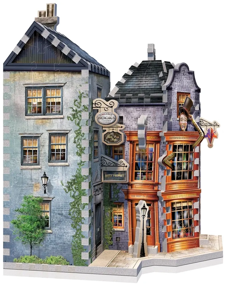 Harry Potter 3D Puzzle DAC Weasleys Zauberhafte Zauberscherze & Der Tagesprophet