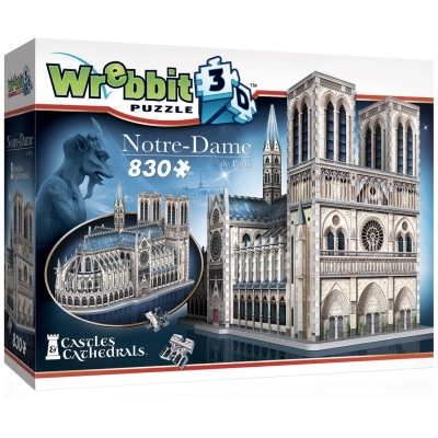 Notre-Dame - 3D Puzzle Wrebbit