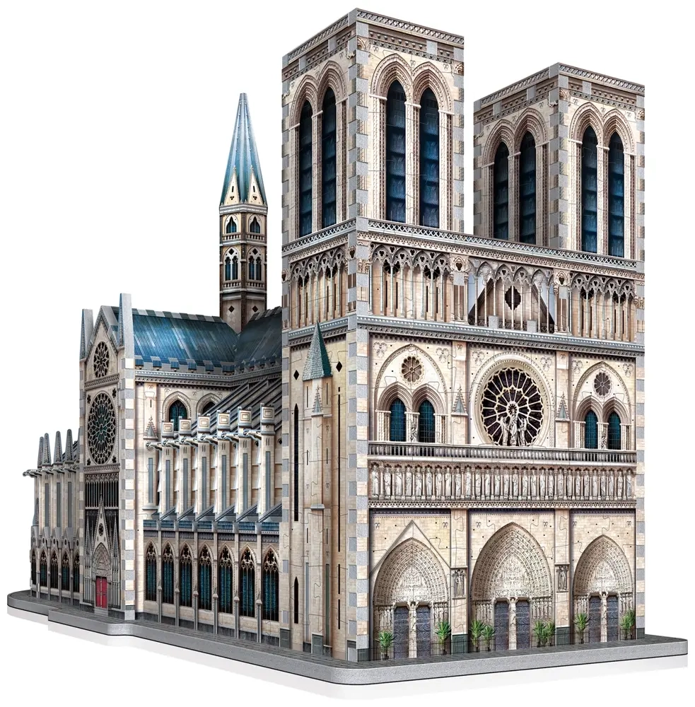 Notre-Dame - 3D Puzzle Wrebbit