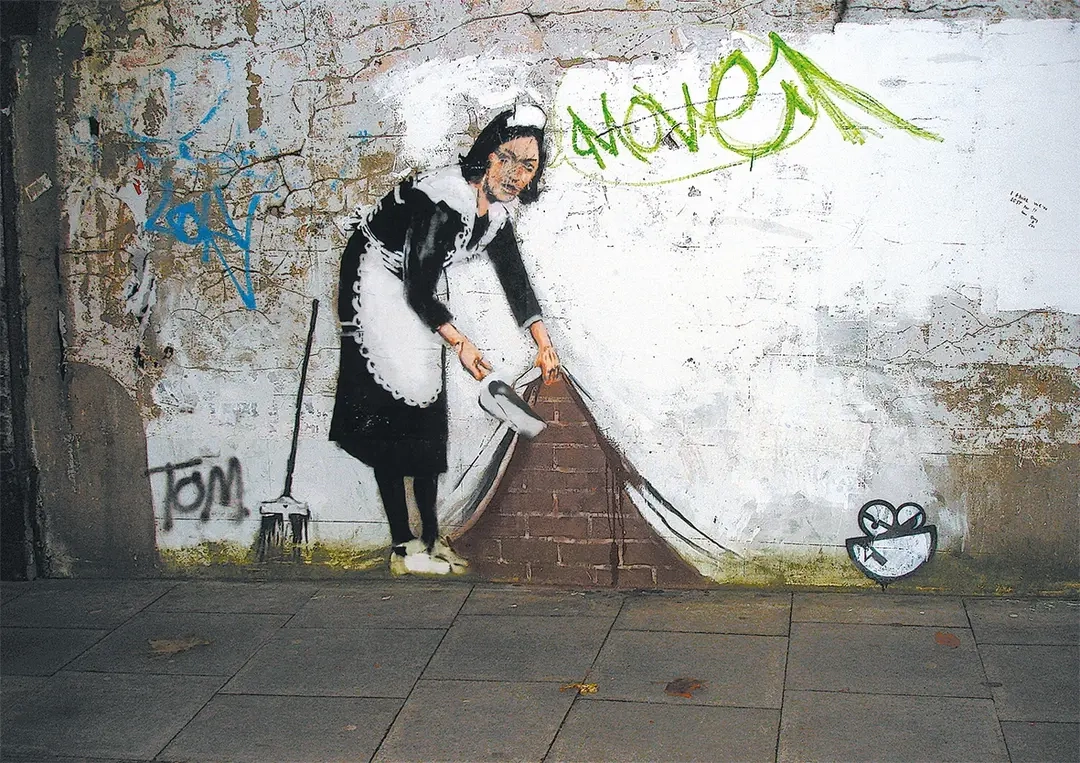 Zimmermädchen - Banksy