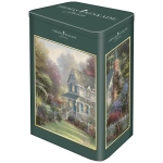 Kinkade - Landhaus im Viktoriagarden in schöner Metalldose