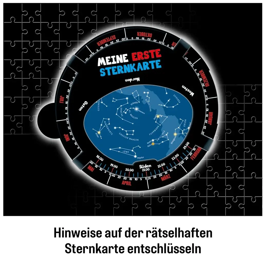 Krimipuzzle: Die drei ??? Kids Der gestohlene Stern (200 Teile)