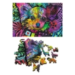 Holzpuzzle - Colorful Puppy