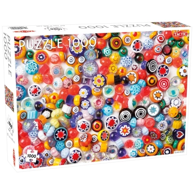 Bunte Glasperlen