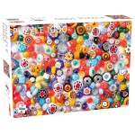 Bunte Glasperlen