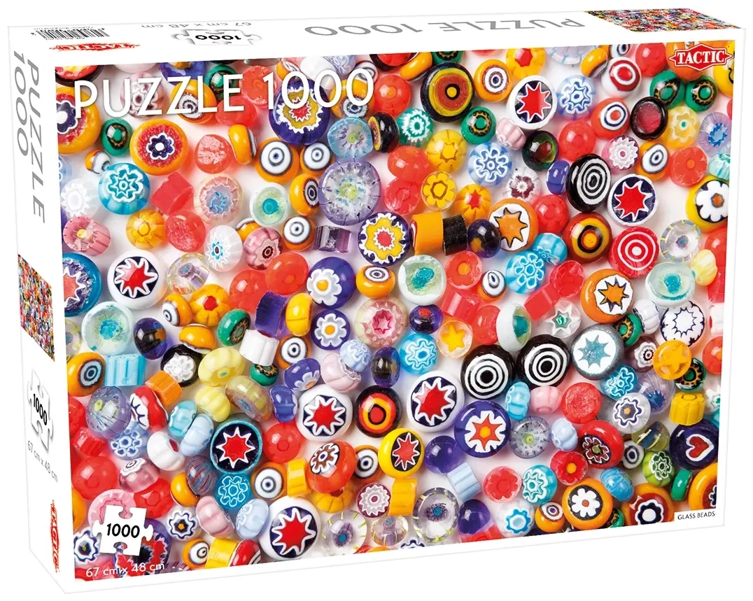 Bunte Glasperlen