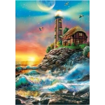 Leuchttturm in der Brandung (Glow in the Dark)