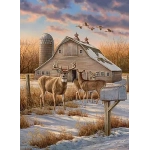 Hirsche im Winter