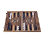 Backgammon Board Nussbaum Schwarz - 47 x 60cm