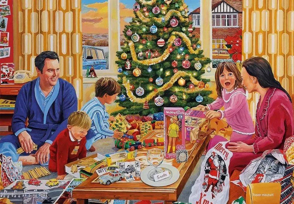 A  Christmas To Remember - 4x 500 Teile Puzzle