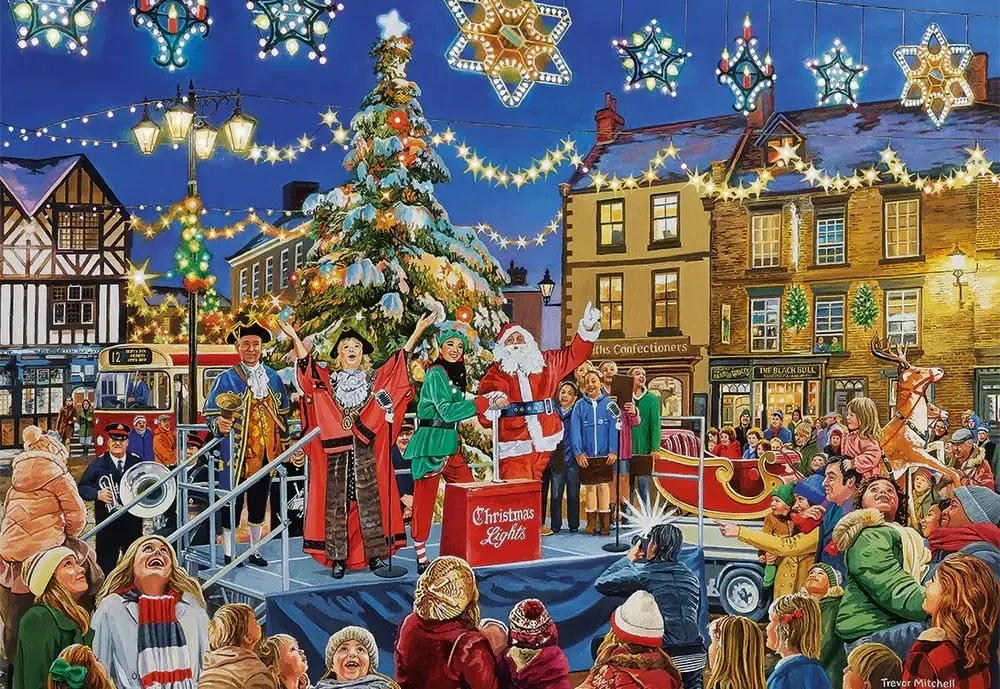 A  Christmas To Remember - 4x 500 Teile Puzzle