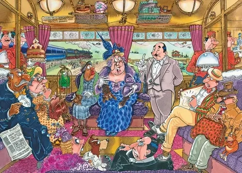 Zugüberfall! - Wasgij Retro Mystery 9