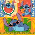 Puzzle Disney Stitch 3x 49 Teile