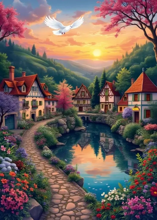 Le Village au Bord de l'Eau