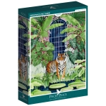 Tiger im Gewächshaus