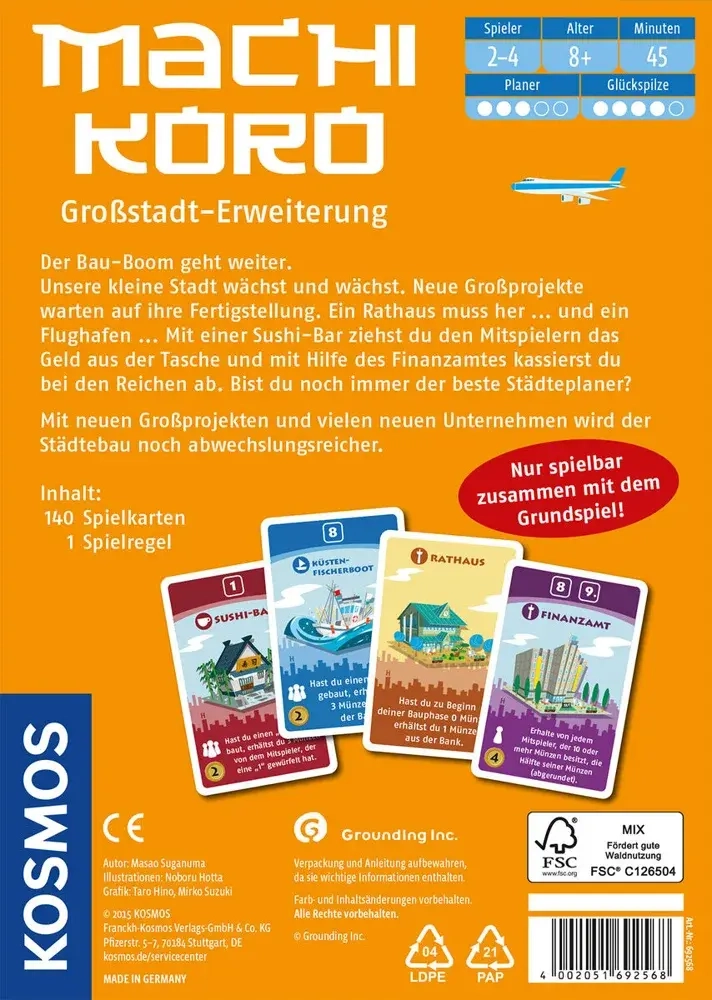 Machi Koro - Grossstadt Erweiterung