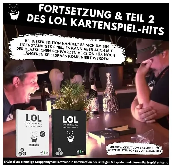 LOL Das Trinkspiel Weisse Edition