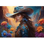 2 Puzzles - Cowgirl and Boots - Far West Collection 2 Puzzles - Cowgirl and Boots - Far West Collection