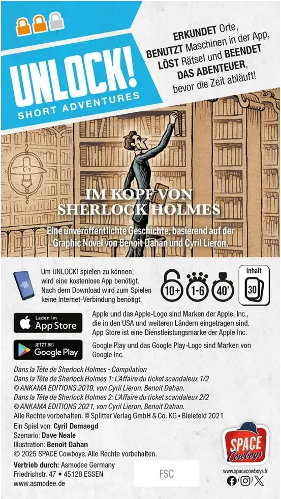Unlock! Short Adventures: Im Kopf von Sherlock Holmes