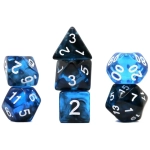 Würfelset Transparent: Nebula Midnight (7)