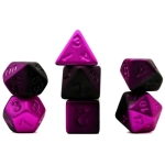 Würfelset Plated: Matt Purple (7)