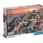 Blick auf das verschlafene Santorini