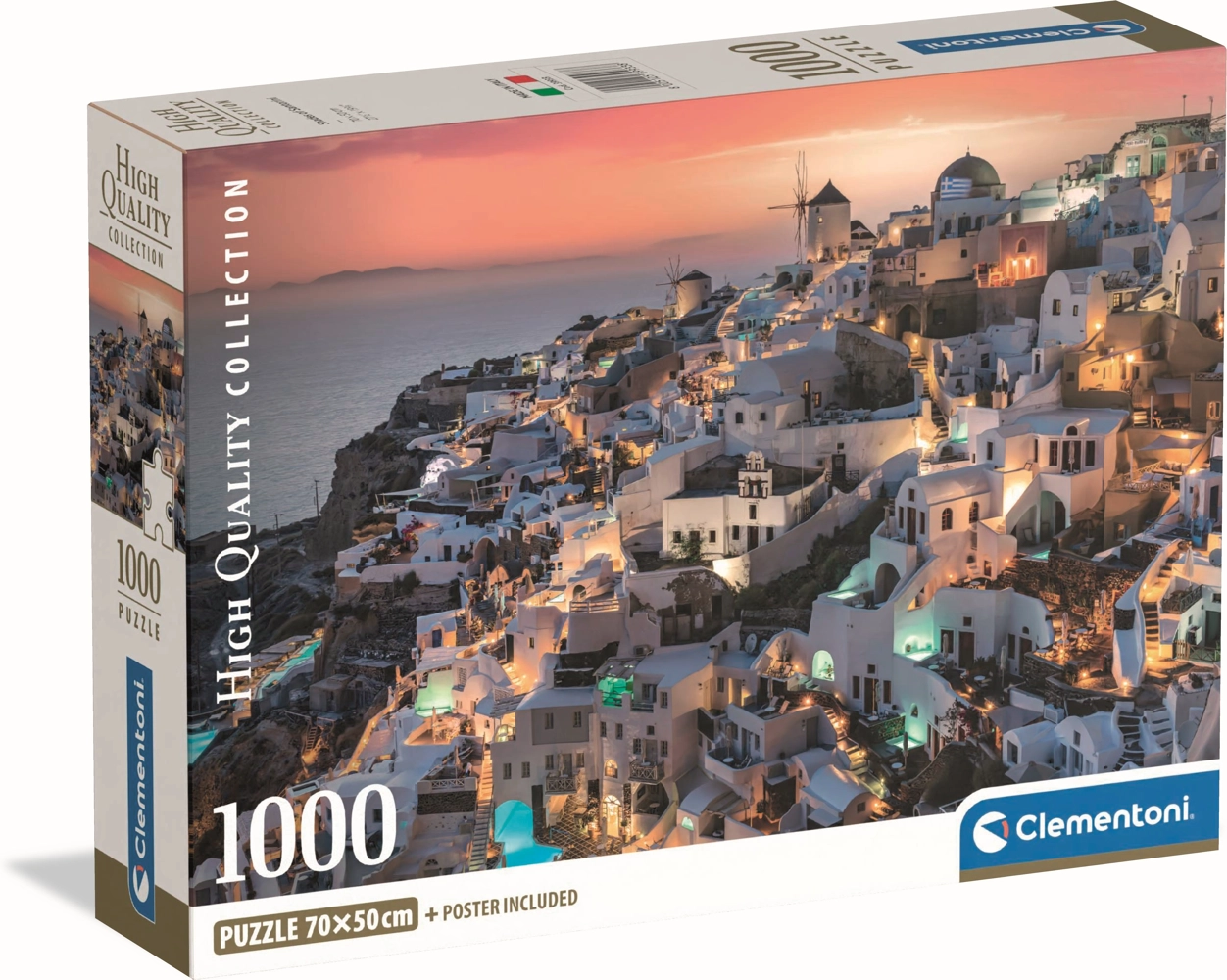 Blick auf das verschlafene Santorini