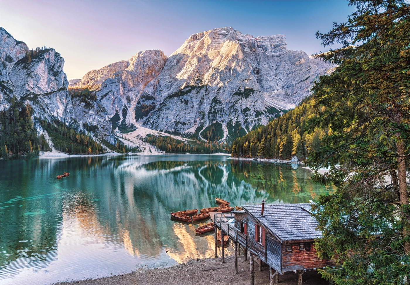 Emerald Braies Lake