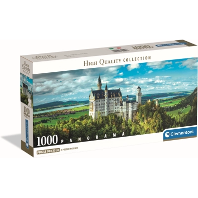 Schloss Neuschwanstein mit Wolken
