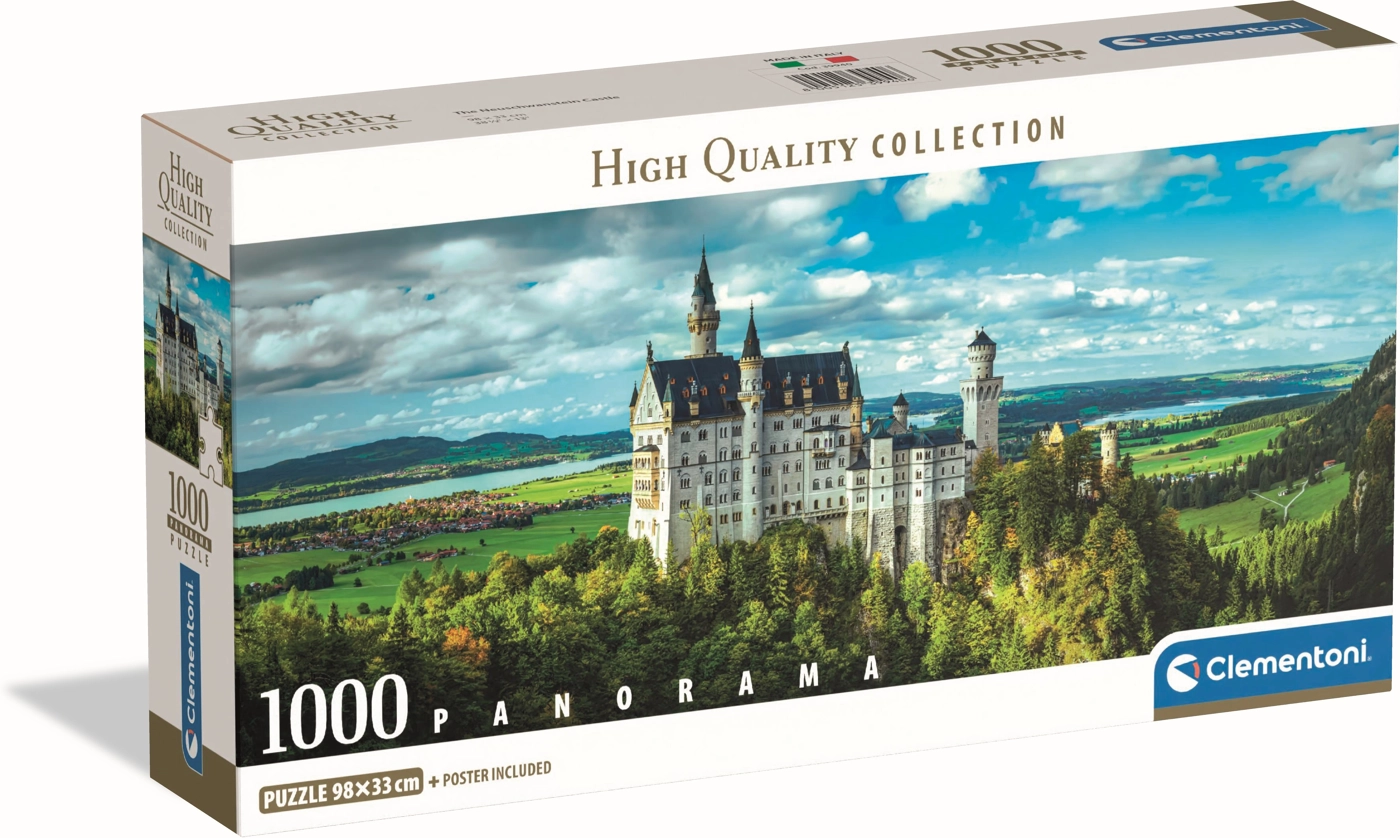 Schloss Neuschwanstein mit Wolken
