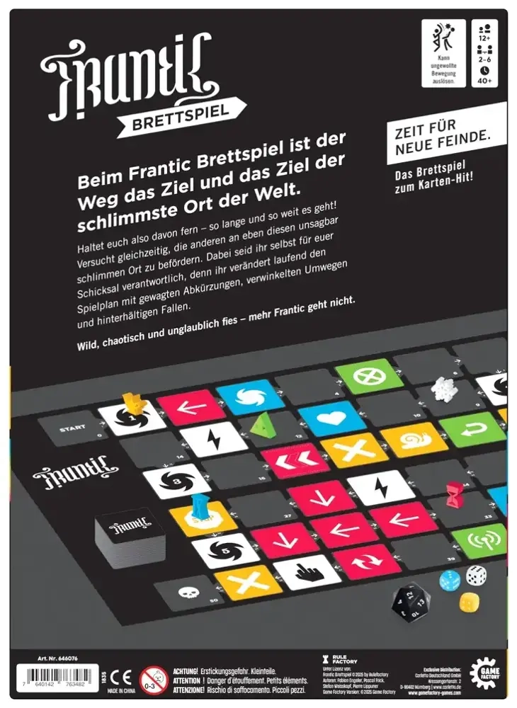 FRANTIC: Das Brettspiel