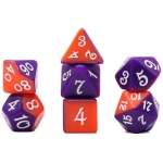 Würfelset Fable: Rapunzel (Orange/ Violet) (7)