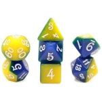 Würfelset Fable: Seven Dwarf (Gelb/Blau) (7)