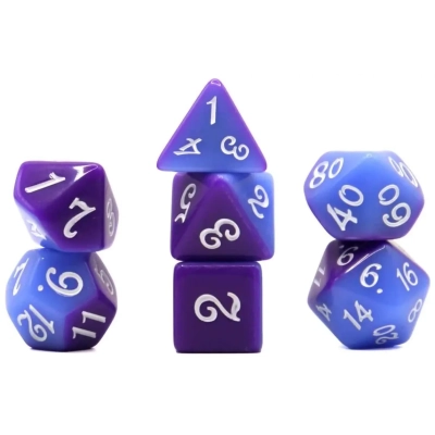 Würfelset Fable: Aladin (Blau / Violet)(7)