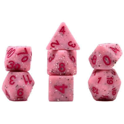 Würfelset Mehrfarbig: Granite Pink (7)
