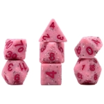 Würfelset Mehrfarbig: Granite Pink (7)