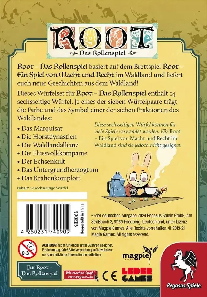 Würfelset für Root - Das Rollenspiel