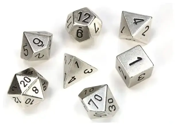 Metal Polyhedral Silver (7)